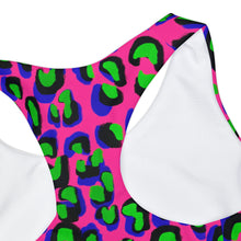 Load image into Gallery viewer, Roaring Pink Leopard 2 Piece Bathing Suit
