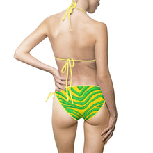 Load image into Gallery viewer, Wild &amp; Vibrant Neon Zebra Print Bikinis
