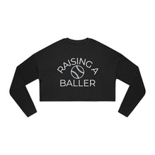 Load image into Gallery viewer, Raising A Baller Women&#39;s Cropped Sweatshirt
